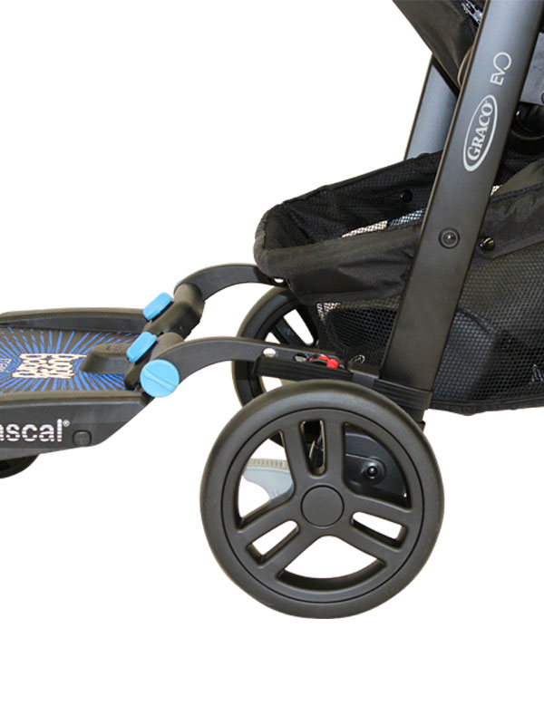 Black Ride On Board With Saddle Compatible With Graco EVO 