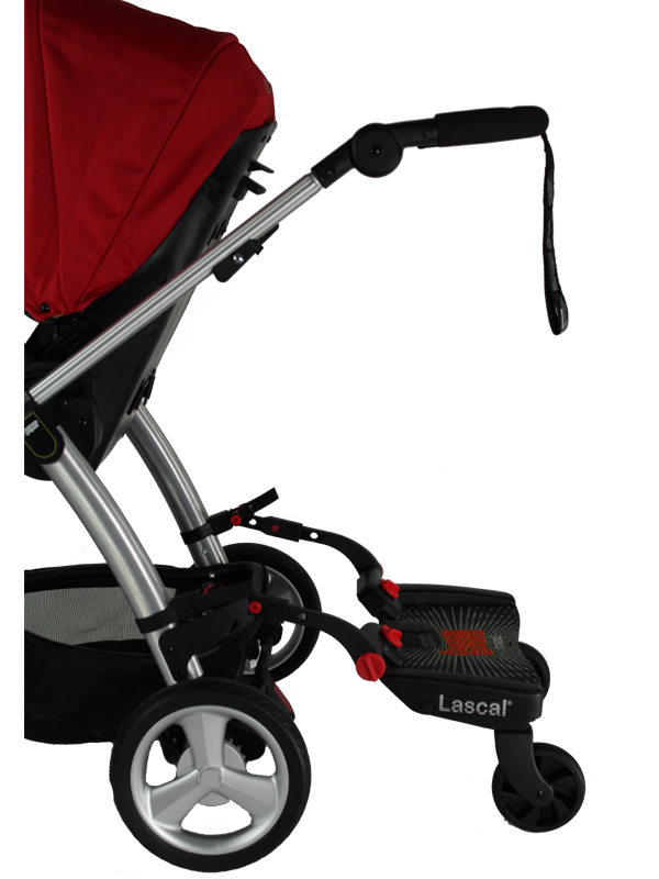 Black FYLO Ride On Board with Seat Compatible with Mamas & Papas Sola