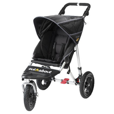 BABY MAM Footmuff In Black/Grey – Fits Out N About Nipper Single 360 Pushchair